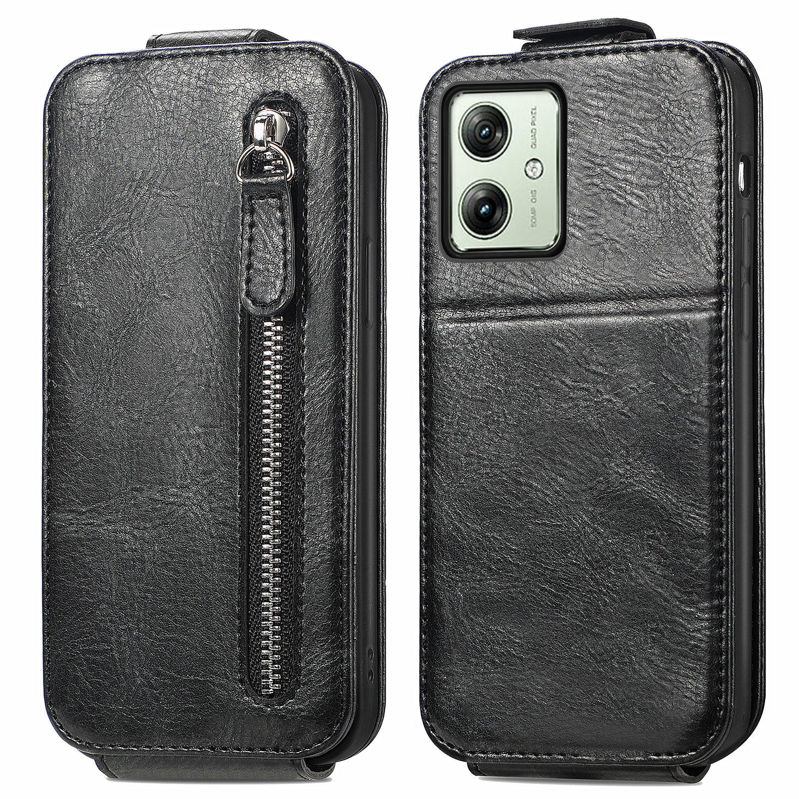 For Motorola Moto G54 5G Case Vertical Flip Card Holder Leather Phone Cover For Motorola Moto G54 5G Case Vertical Flip Card Holder Leather Phone Cover